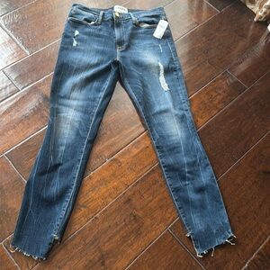 Women’s frame le high skinny crop jeans sz 27 NWT!